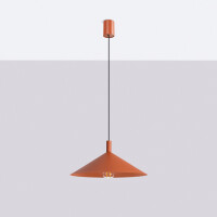 Sollux SL.2541 Pendelleuchte NOX 40 rote ocker 3