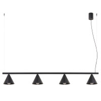 Sollux SL.2552 Kronleuchter NOX 4L schwarz