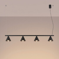Sollux SL.2552 Kronleuchter NOX 4L schwarz