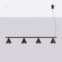Sollux SL.2552 Kronleuchter NOX 4L schwarz 3