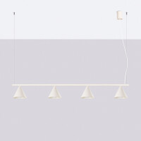 Sollux SL.2554 Kronleuchter NOX 4L beige 3