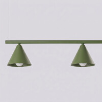 Sollux SL.2555 Kronleuchter NOX 4L olivgrün 5