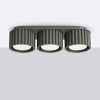 Sollux SL.2629 Deckenleuchte AURA 3 schwarz Gx53 3