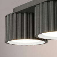 Sollux SL.2629 Deckenleuchte AURA 3 schwarz Gx53 4