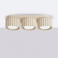 Sollux SL.2630 Deckenleuchte AURA 3 beige Gx53 3