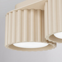 Sollux SL.2630 Deckenleuchte AURA 3 beige Gx53 5