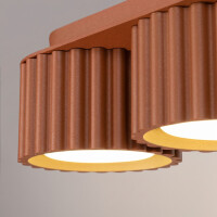 Sollux SL.2632 Deckenleuchte AURA 3 rote ocker Gx53 4