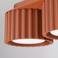 Sollux SL.2632 Deckenleuchte AURA 3 rote ocker Gx53 5