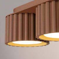Sollux SL.2633 Deckenleuchte AURA 3 mokka Gx53 4
