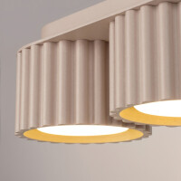 Sollux SL.2635 Deckenleuchte AURA 3 taupe Gx53 4