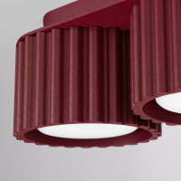Sollux SL.2636 Deckenleuchte AURA 3 burgund Gx53 5