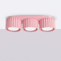 Sollux SL.2638 Deckenleuchte AURA 3 rosa Gx53 3
