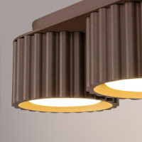 Sollux SL.2642 Deckenleuchte AURA 3 braun Gx53 4