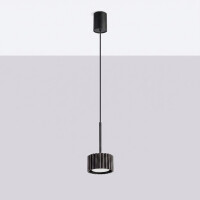 Sollux SL.2677 Pendelleuchte AURA 1 schwarz Gx53 3