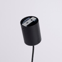 Sollux SL.2677 Pendelleuchte AURA 1 schwarz Gx53 8