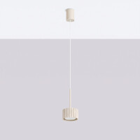 Sollux SL.2678 Pendelleuchte AURA 1 beige Gx53 3