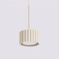 Sollux SL.2678 Pendelleuchte AURA 1 beige Gx53 4