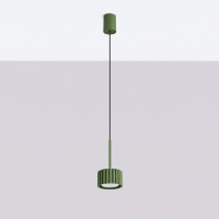 Sollux SL.2679 Pendelleuchte AURA 1 olivgrün Gx53 3