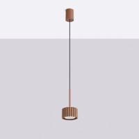 Sollux SL.2681 Pendelleuchte AURA 1 mokka Gx53 3