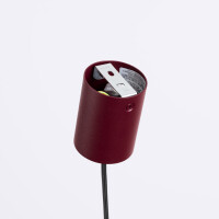 Sollux SL.2684 Pendelleuchte AURA 1 burgund Gx53 7