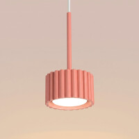 Sollux SL.2685 Pendelleuchte AURA 1 apricot Gx53 5