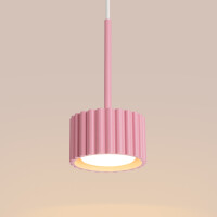 Sollux SL.2686 Pendelleuchte AURA 1 rosa Gx53 5