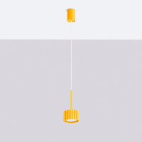 Sollux SL.2688 Pendelleuchte AURA 1 gelb Gx53 3