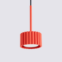 Sollux SL.2689 Pendelleuchte AURA 1 rot Gx53 4
