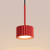 Sollux SL.2689 Pendelleuchte AURA 1 rot Gx53 5