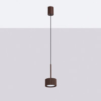 Sollux SL.2690 Pendelleuchte AURA 1 braun Gx53 3