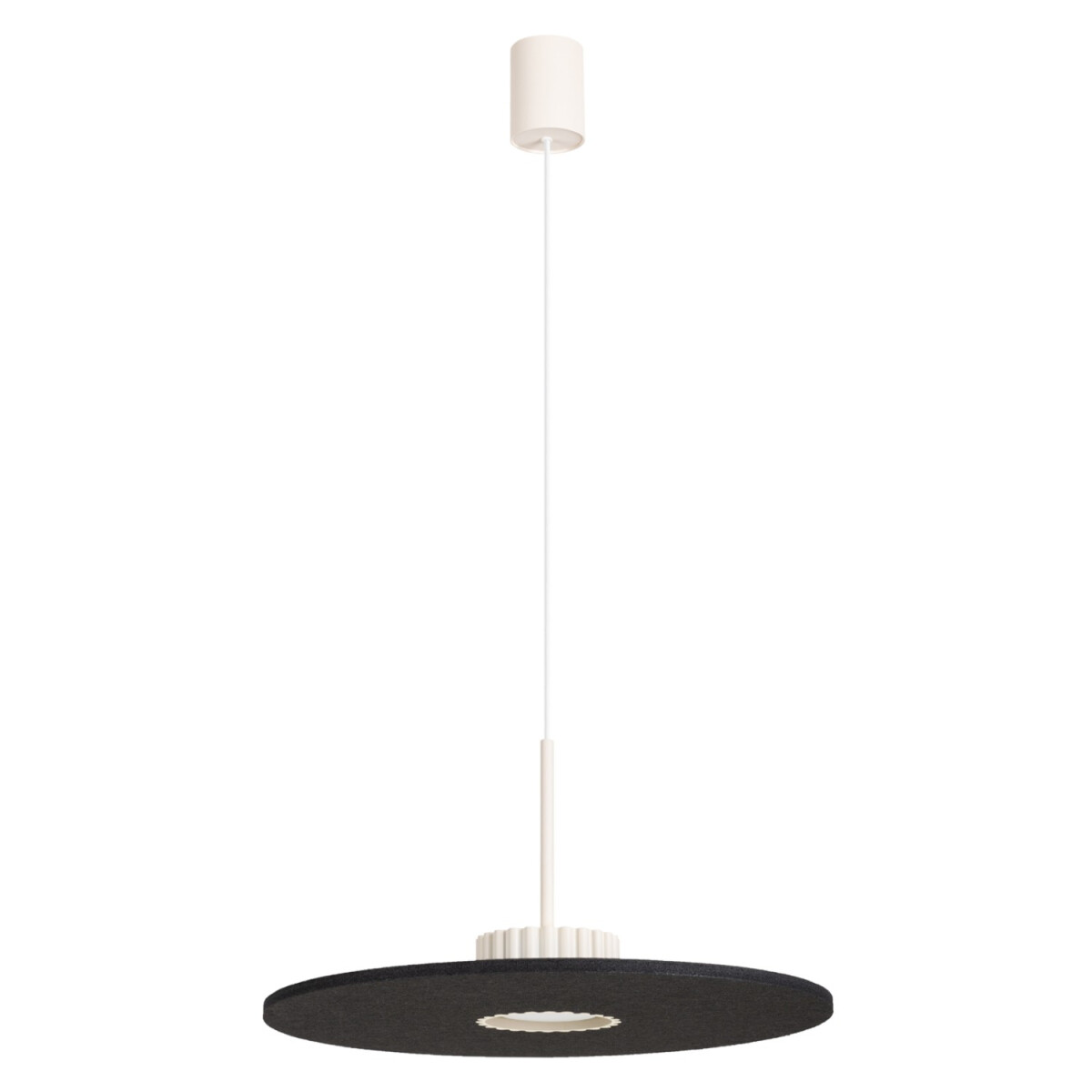 Sollux SL.2692 Pendelleuchte OVO 1 beżowa/czarna filc Gx53