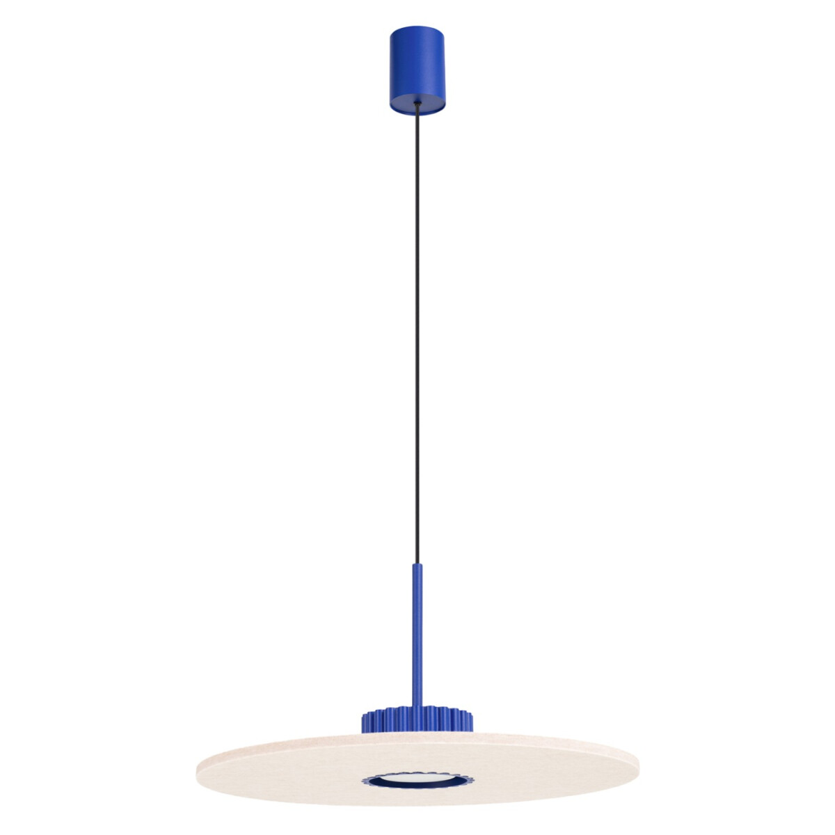 Sollux SL.2693 Pendelleuchte OVO 1 ultramaryna/beżowa filc Gx53