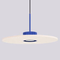 Sollux SL.2693 Pendelleuchte OVO 1 ultramaryna/beżowa filc G