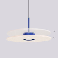 Sollux SL.2693 Pendelleuchte OVO 1 ultramaryna/beżowa filc G