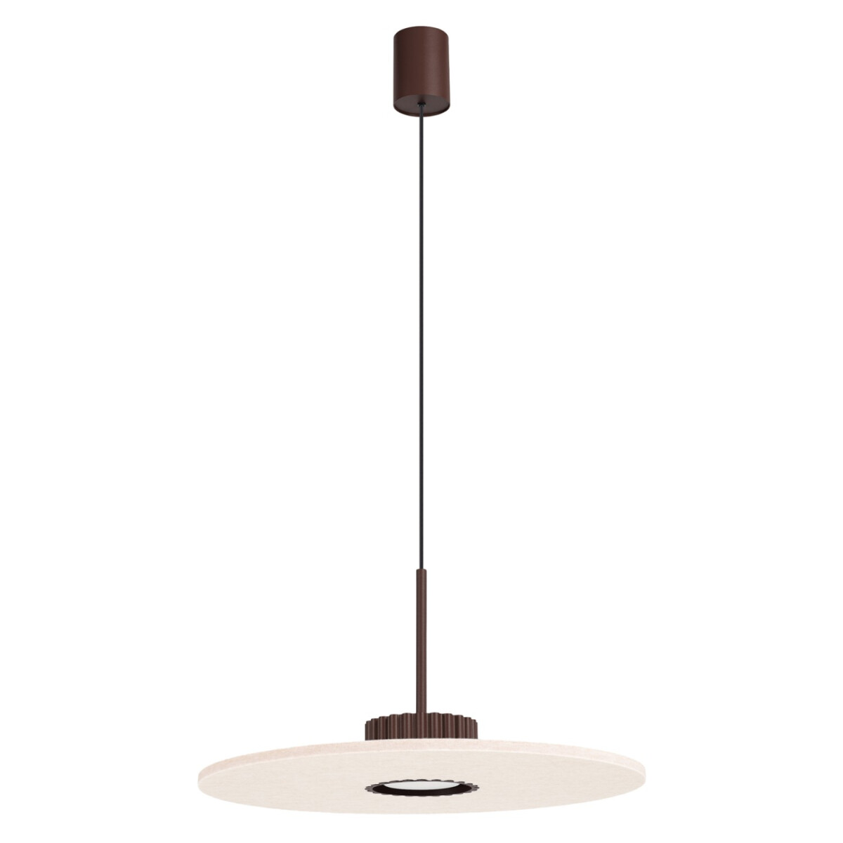 Sollux SL.2694 Pendelleuchte OVO 1 brązowa/beżowa filc Gx53