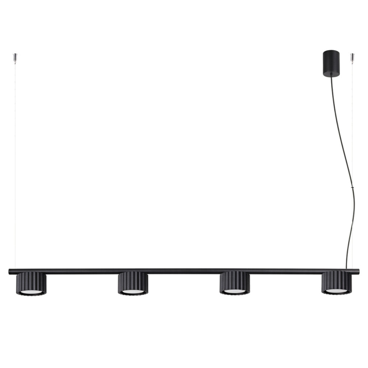 Sollux SL.2696 Kronleuchter AURA 4 schwarz Gx53