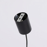Sollux SL.2696 Kronleuchter AURA 4 schwarz Gx53 8