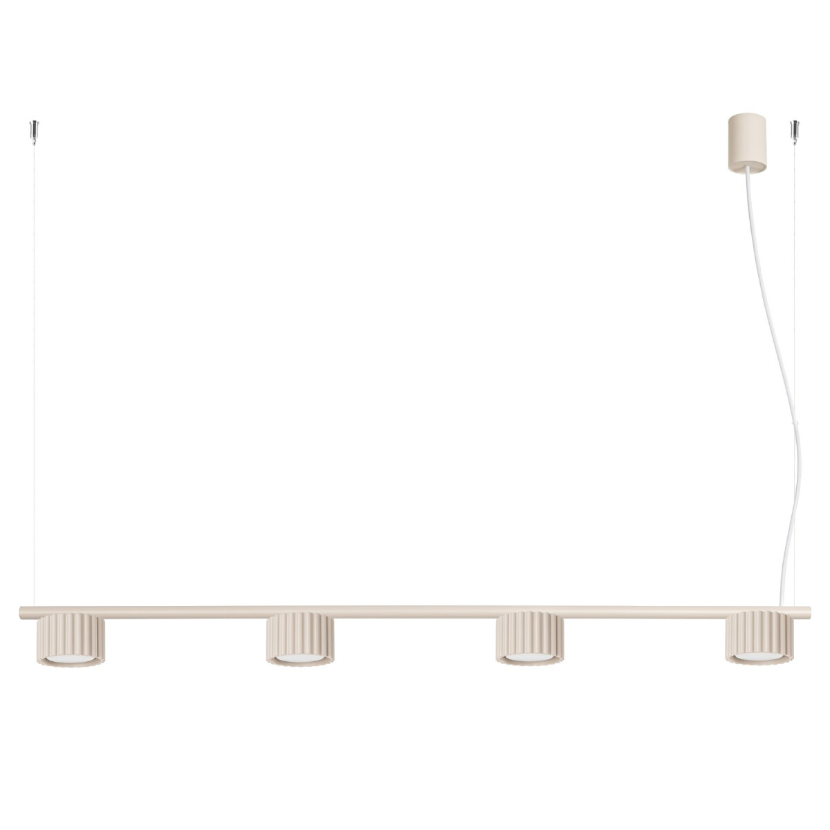 Sollux SL.2697 Kronleuchter AURA 4 beige Gx53