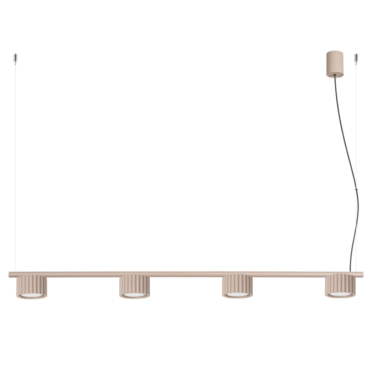 Sollux SL.2702 Kronleuchter AURA 4 taupe Gx53
