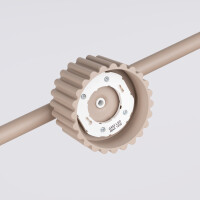 Sollux SL.2702 Kronleuchter AURA 4 taupe Gx53 7