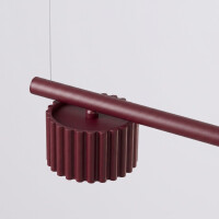Sollux SL.2703 Kronleuchter AURA 4 burgund Gx53 6