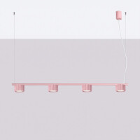 Sollux SL.2705 Kronleuchter AURA 4 rosa Gx53 3