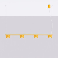 Sollux SL.2707 Kronleuchter AURA 4 gelb Gx53 3