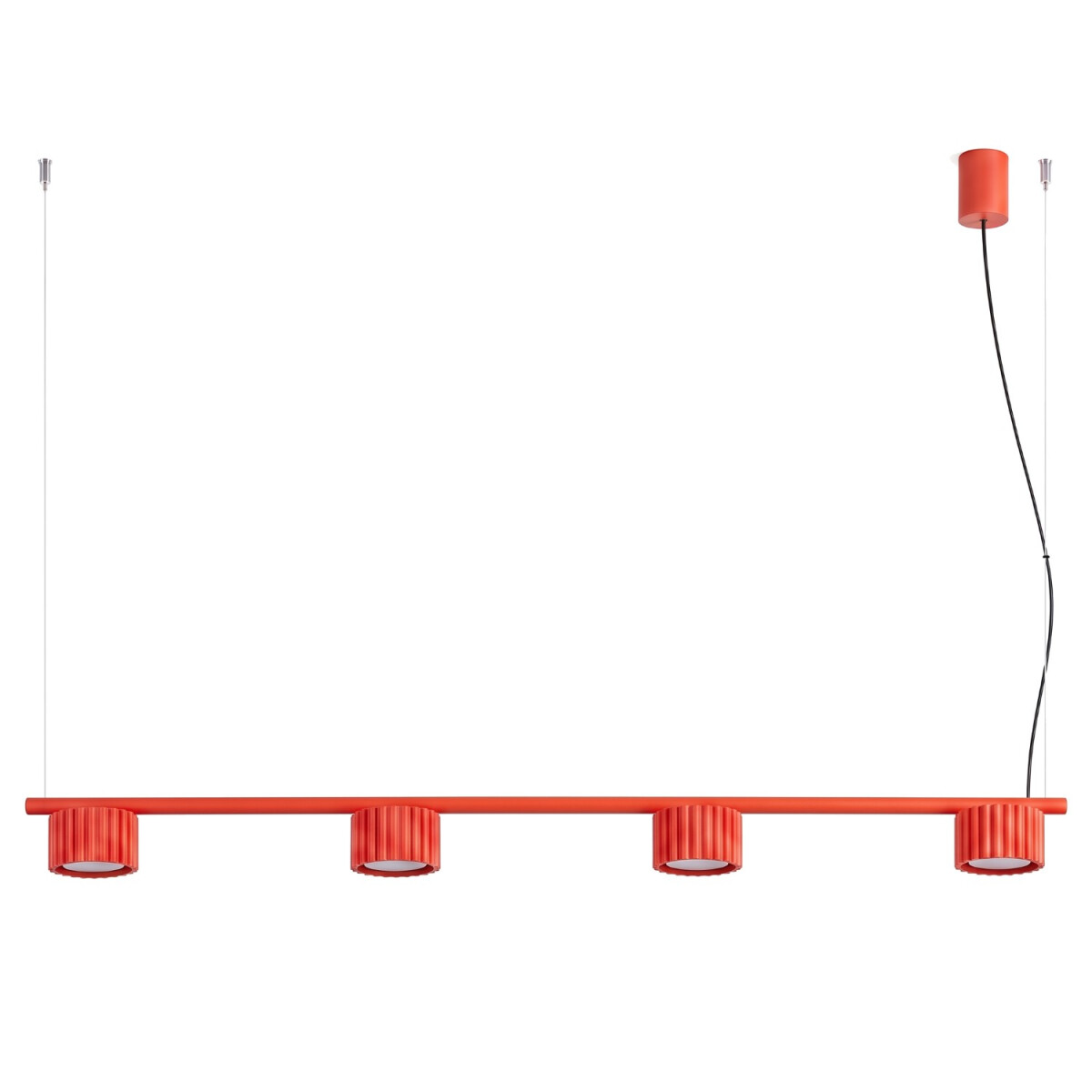 Sollux SL.2708 Kronleuchter AURA 4 rot Gx53