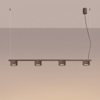 Sollux SL.2709 Kronleuchter AURA 4 braun Gx53