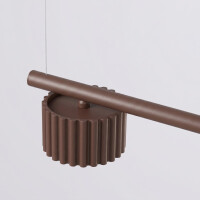 Sollux SL.2709 Kronleuchter AURA 4 braun Gx53 6