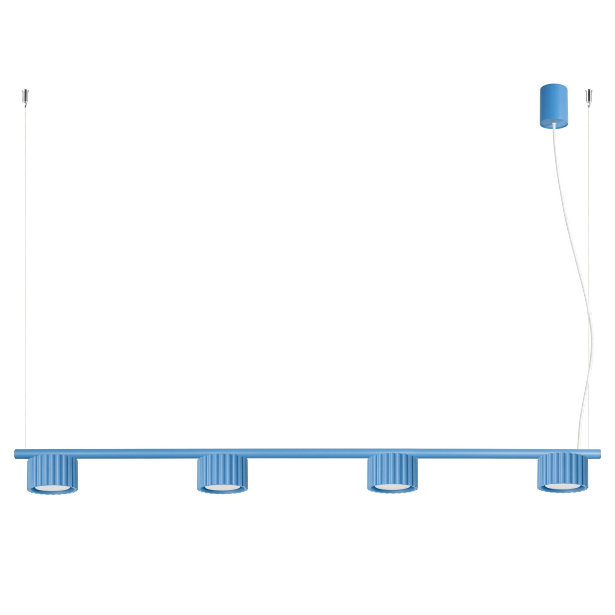 Sollux SL.2710 Kronleuchter AURA 4 himmelblau Gx53
