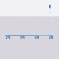 Sollux SL.2710 Kronleuchter AURA 4 himmelblau Gx53 3