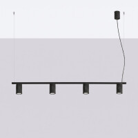 Sollux SL.2712 Kronleuchter KARBON 4 schwarz 3