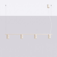 Sollux SL.2713 Kronleuchter KARBON 4 beige 3